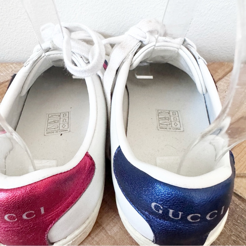 Gucci Ace Year of the Dog White Sneakers - Picture 12 of 16